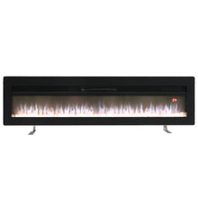 Load image into Gallery viewer, LED Electric Wall Fireplace 9 Flame Colours with Freestanding Leg-Black and White