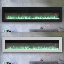 Load image into Gallery viewer, LED Electric Wall Fireplace 9 Flame Colours with Freestanding Leg-Black and White