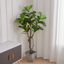 Load image into Gallery viewer, Artificial Fiddle Leaf Fig Tree in Pot for Decoration