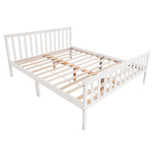 Load image into Gallery viewer, Solid Pine Wood Bed Grey or White