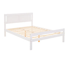 Load image into Gallery viewer, Solid Pine Wood Bed Grey or White