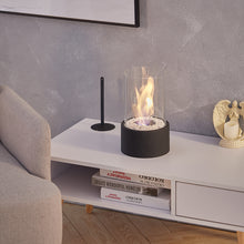 Load image into Gallery viewer, Round Bio Ethanol Tabletop Fireplace with Flame Guard