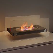 Load image into Gallery viewer, Bio-Ethanol Fireplace Rectangular Glass Tabletop Firebox