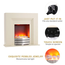 Load image into Gallery viewer, Electric Fire Suite Freestanding Fireplace
