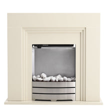Load image into Gallery viewer, W81cm Electric Fireplace Suite Surround Free Standing Electric Fire