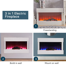 Load image into Gallery viewer, Electric Fireplace Remote Timer Adjustable Flame Effect
