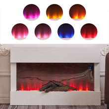 Load image into Gallery viewer, LED Standing Electric Fireplace 7 Flame Colours with Remote Control