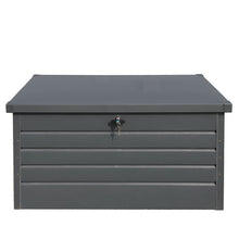 Load image into Gallery viewer, 120CM Garden Storage Box Chest Lockable Tool Organizer