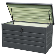 Load image into Gallery viewer, 120CM Garden Storage Box Chest Lockable Tool Organizer