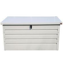 Load image into Gallery viewer, 120CM Garden Storage Box Chest Lockable Tool Organizer