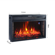 Load image into Gallery viewer, Electric Fireplace Recessed Fire Heater With Remote, WiFi Control