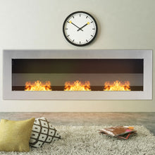 Load image into Gallery viewer, Indoor Wall Mounted Recessed Bio Ethanol Fireplace-4 Color Options