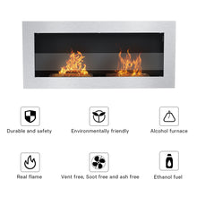 Load image into Gallery viewer, Bio Ethanol Fire Wall & Recessed Mounted
