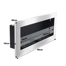 Load image into Gallery viewer, Indoor Wall Mounted Recessed Bio Ethanol Fireplace-4 Color Options