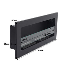Load image into Gallery viewer, Indoor Wall Mounted Recessed Bio Ethanol Fireplace-4 Color Options