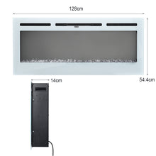 Load image into Gallery viewer, Electric Fireplace Wall Mounted Room Heater 12 LED Flame Colours