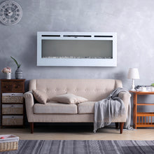Load image into Gallery viewer, Electric Fireplace Wall Mounted Room Heater 12 LED Flame Colours