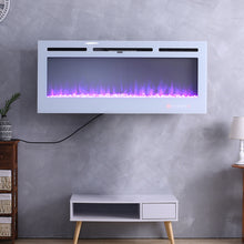 Load image into Gallery viewer, Electric Fireplace Wall Mounted Room Heater 12 LED Flame Colours