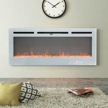 Load image into Gallery viewer, Electric Fireplace Wall Mounted Room Heater 12 LED Flame Colours