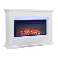 Load image into Gallery viewer, Electric Fireplace Insert Wall Mounted Freestanding Heater with LED Surround