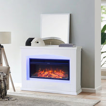 Load image into Gallery viewer, Electric Fireplace Insert Wall Mounted Freestanding Heater with LED Surround