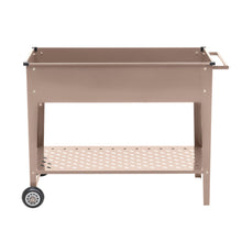Load image into Gallery viewer, Mobile Raised Garden Bed with Shelf Vegetables Flower, PM0952