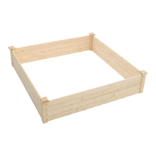 Load image into Gallery viewer, Square Wooden Raised Garden Bed