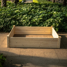 Load image into Gallery viewer, Square Wooden Raised Garden Bed