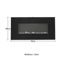 Load image into Gallery viewer, 37 inch LED Electric Wall Mounted Fireplace 3 Flame Colours