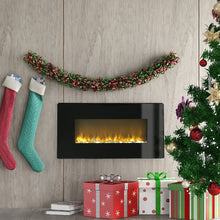 Load image into Gallery viewer, 37 inch LED Electric Wall Mounted Fireplace 3 Flame Colours