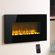 Load image into Gallery viewer, 37 inch LED Electric Wall Mounted Fireplace 3 Flame Colours