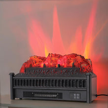 Load image into Gallery viewer, 23 Inch Freestanding Fireplace Fake Firewood LED Flame Effect