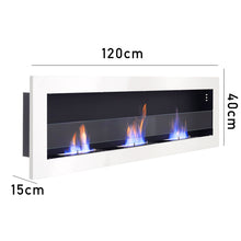 Load image into Gallery viewer, Indoor Wall Mounted Recessed Bio Ethanol Fireplace-4 Color Options