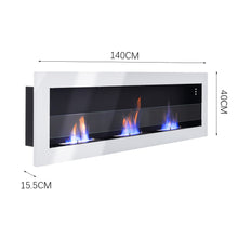 Load image into Gallery viewer, Indoor Wall Mounted Recessed Bio Ethanol Fireplace-4 Color Options