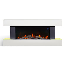Load image into Gallery viewer, 50 inch Large LED Electric Fireplace Remote WiFi Control 7 Flame Colors