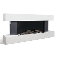 Load image into Gallery viewer, 50 inch Large LED Electric Fireplace Remote WiFi Control 7 Flame Colors