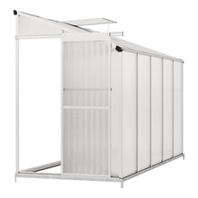Load image into Gallery viewer, Livingandhome 10 x 4 ft Lean-to Aluminum Greenhouse with Sliding Door, PM1041PM1042