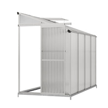Load image into Gallery viewer, Livingandhome 8 x 4 ft Lean-to Aluminum Greenhouse with Sliding Door, PM1045PM1046