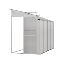 Load image into Gallery viewer, Livingandhome 8 x 4 ft Lean-to Aluminum Greenhouse with Sliding Door, PM1047PM1048