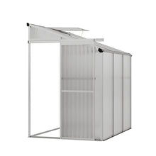 Load image into Gallery viewer, Livingandhome 6 x 4 ft Lean-to Aluminum Greenhouse with Sliding Door, PM1051PM1052