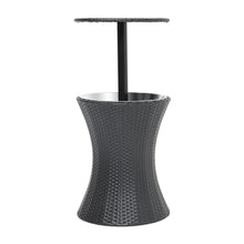 Load image into Gallery viewer, Modern Wicker Height Adjustable Outdoor Cooler Bar Hot Tub Table