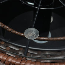 Load image into Gallery viewer, Outdoor Cool Bar Side Table Height Adjustable Wicker Ice Bucket with Glass Top, PM1095