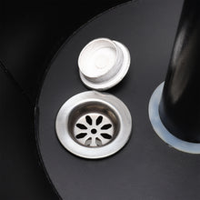Load image into Gallery viewer, Outdoor Cool Bar Side Table Height Adjustable Wicker Ice Bucket with Glass Top, PM1095