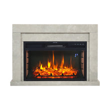 Load image into Gallery viewer, 33 Inch Freestanding Electric Fireplace Including Mantel Surround 2kw