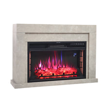 Load image into Gallery viewer, 33 Inch Freestanding Electric Fireplace Including Mantel Surround 2kw