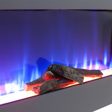Load image into Gallery viewer, 50 inch Large LED Standing Electric Fireplace 7 Flame Colours with Remote Control