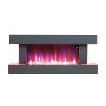 Load image into Gallery viewer, 50 inch Large LED Standing Electric Fireplace 7 Flame Colours with Remote Control