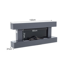 Load image into Gallery viewer, 50 inch Large LED Standing Electric Fireplace 7 Flame Colours with Remote Control