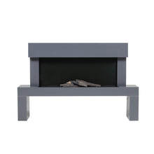 Load image into Gallery viewer, Large LED Standing Electric Fireplace 7 Flame Colours with Remote Control