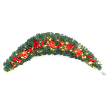 Load image into Gallery viewer, 1.8M or 2.7M LED Christmas Rattan Artificial Garland Wreath Swag Plants Hanging